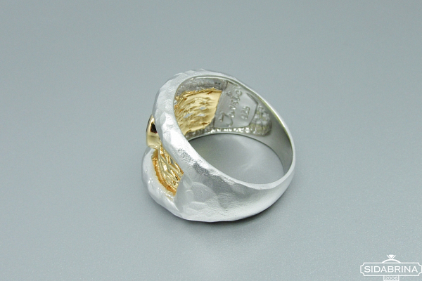 Žiedas su ametistu - ZDM991