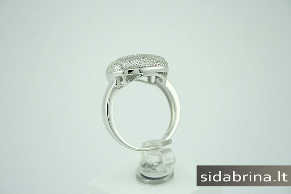 Žiedas su cirkoniais - ZDM157