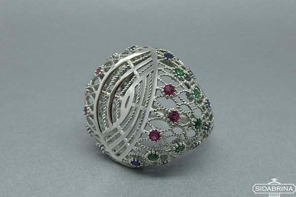 Žiedas su cirkoniais - ZDM527