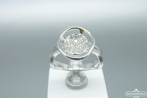 Žiedas su cirkoniais - ZDM847