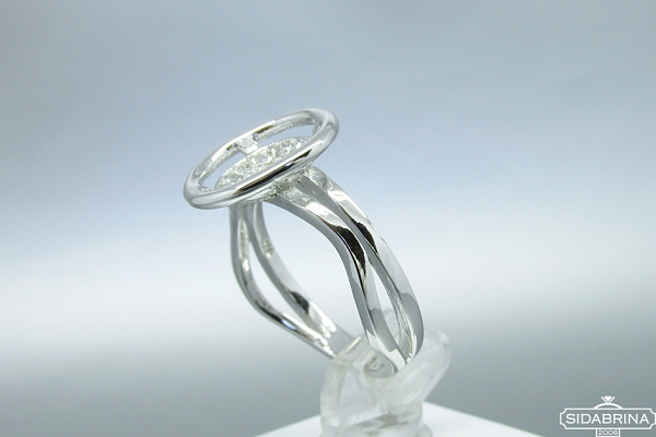 Žiedas su cirkoniais - ZDM992