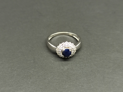 Žiedas su korundu - ZDM1601