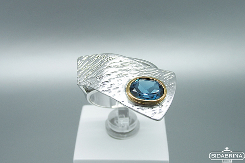 Žiedas su Londono topazu - ZDM1207