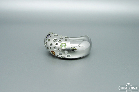 Žiedas su natūraliais akmenimis - ZDM1286