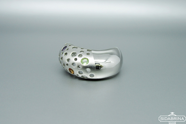 Žiedas su natūraliais akmenimis - ZDM1286