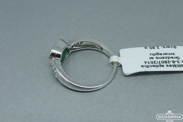 Žiedas su natūraliu akmenimi - ZDM499