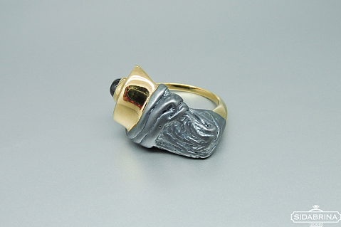 Žiedas su rodolitu - ZDM1224