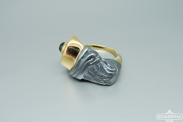 Žiedas su rodolitu - ZDM1224