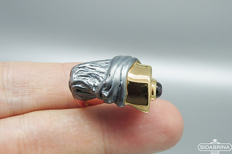 Žiedas su rodolitu - ZDM1224