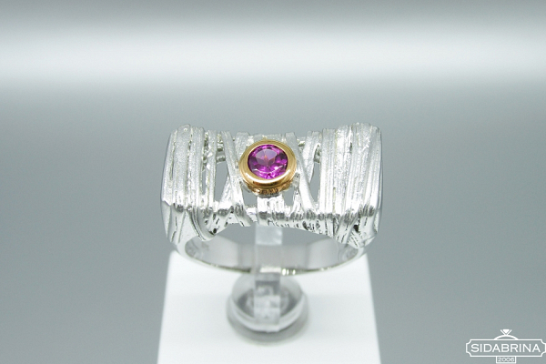 Žiedas su rodolitu - ZDM1302