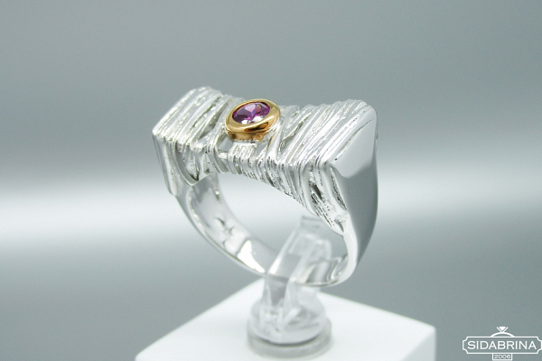 Žiedas su rodolitu - ZDM1302