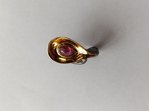Žiedas su rodolitu - ZDM1546