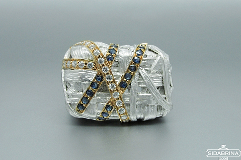 Žiedas su safyrais - ZDM1099