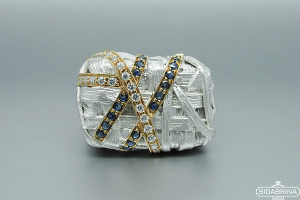 Žiedas su safyrais - ZDM1099