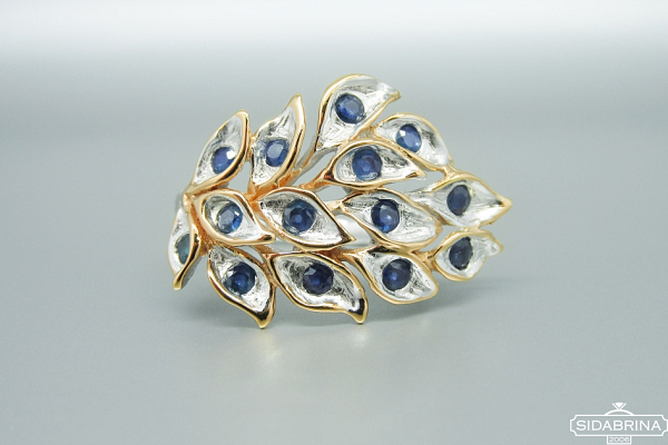 Žiedas su safyrais - ZDM1311