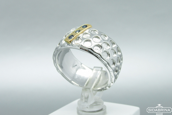 Žiedas su safyrais - ZDM902