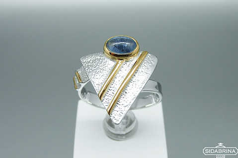 Žiedas su safyru - ZDM1249
