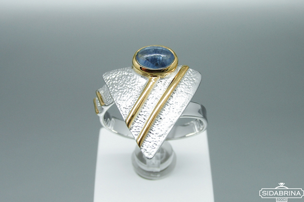 Žiedas su safyru - ZDM1249