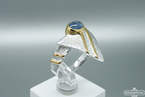 Žiedas su safyru - ZDM1249