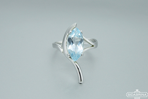 Žiedas su topazu - ZDM1022