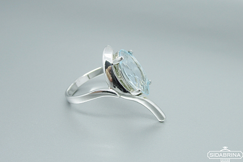 Žiedas su topazu - ZDM1022