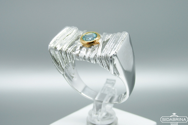 Žiedas su topazu - ZDM1301