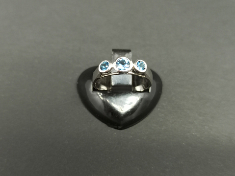 Žiedas su topazu - ZDM1625