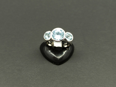 Žiedas su topazu - ZDM1627